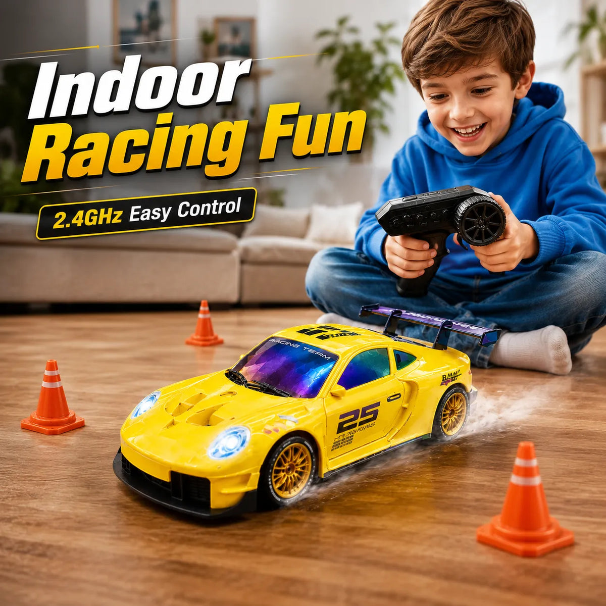 2.4GHz RC Porsche Drift Racing Car for Kids