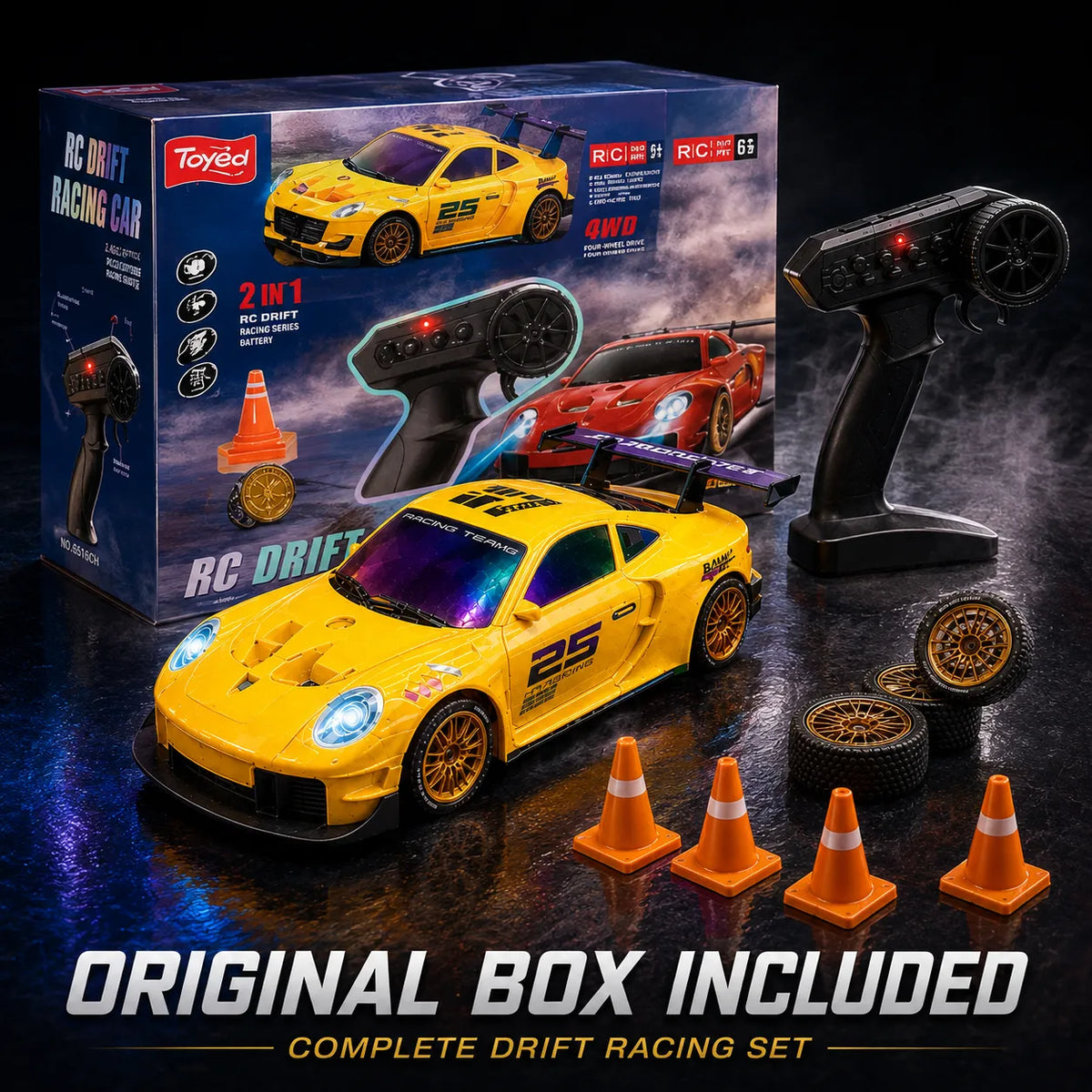 2.4GHz RC Porsche Drift Racing Car for Kids