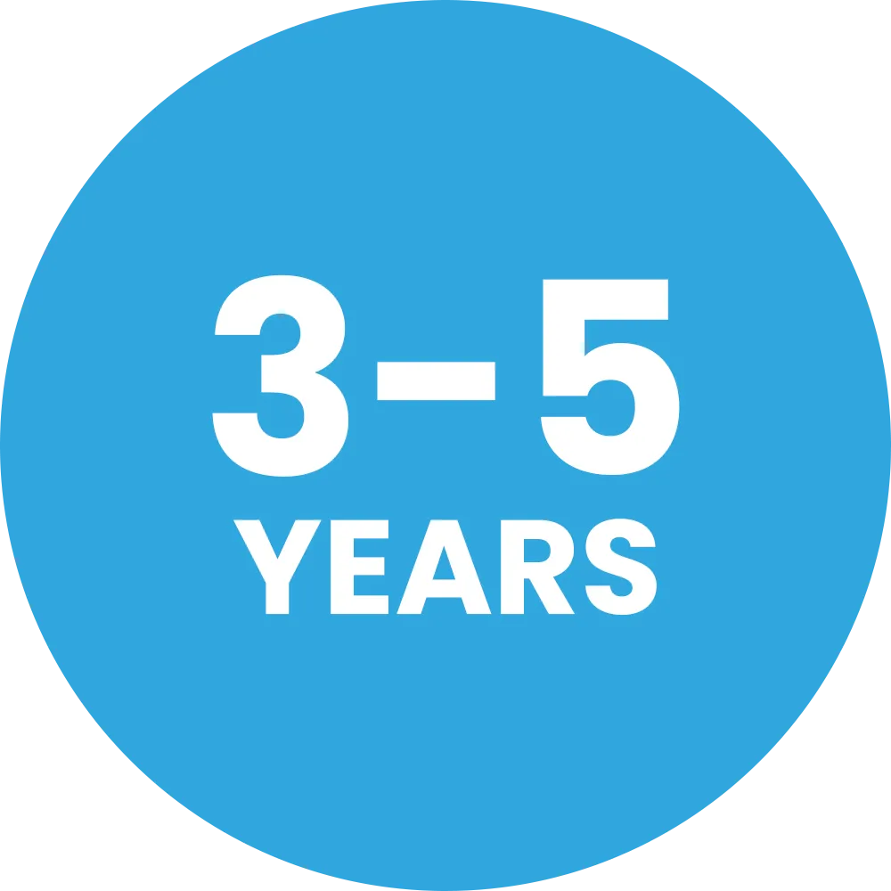3–5 Years