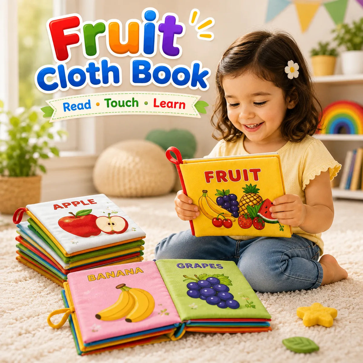 3D Early Education Cloth Book for Kids – Sensory Learning & Development Toy