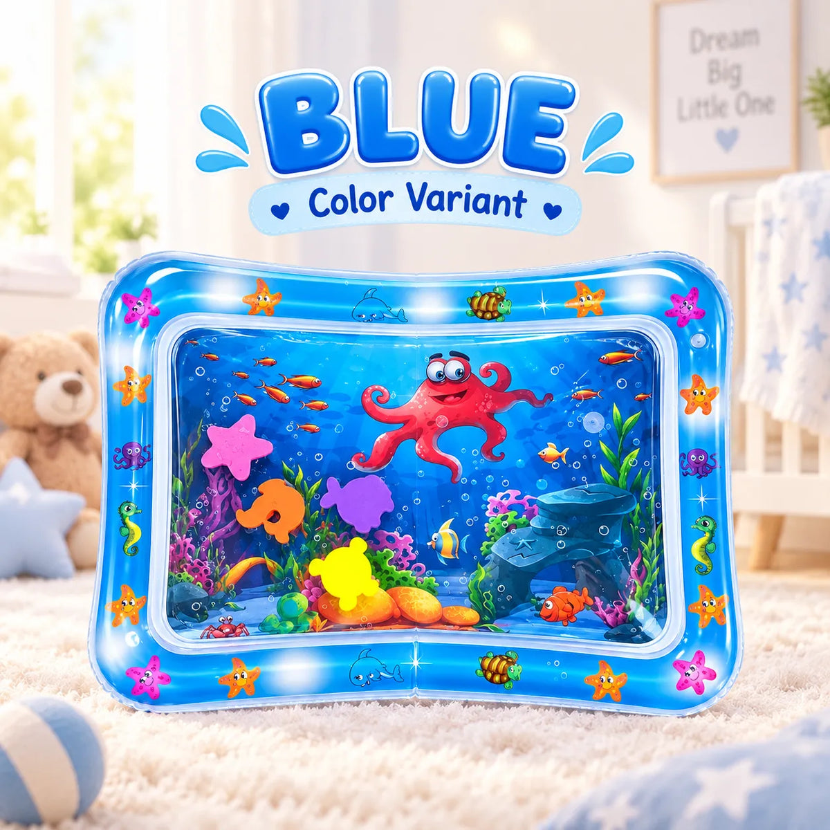 AquaTummy Inflatable Water Play Mat – Tummy Time Sensory Mat for Babies | Toynic Kids Zone