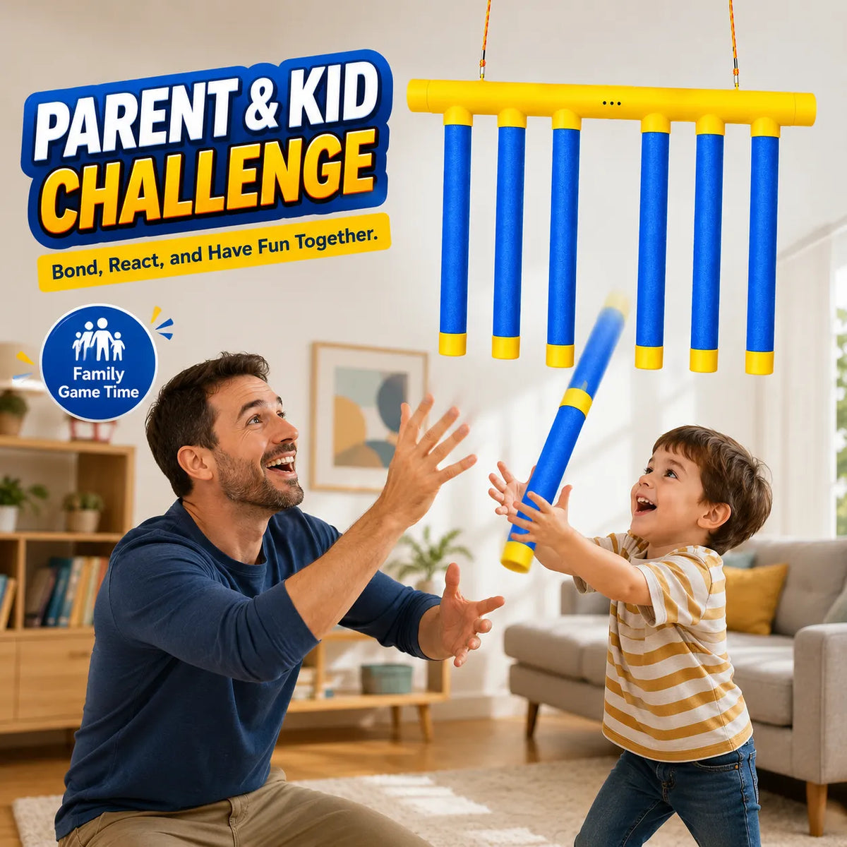 Catching Sticks Hand-Eye Coordination Game for Kids