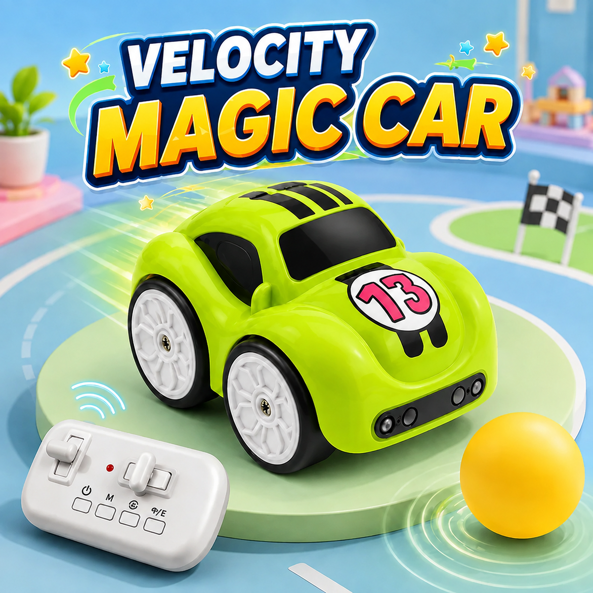 Velocity Smart Gesture RC Racing Car – Rechargeable Remote Control Toy