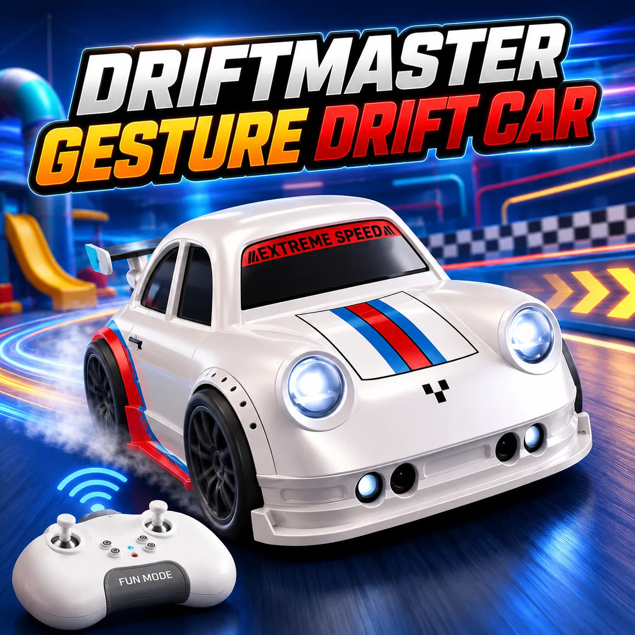 DriftMaster Gesture Control Drift Car – Rechargeable Remote Control Toy