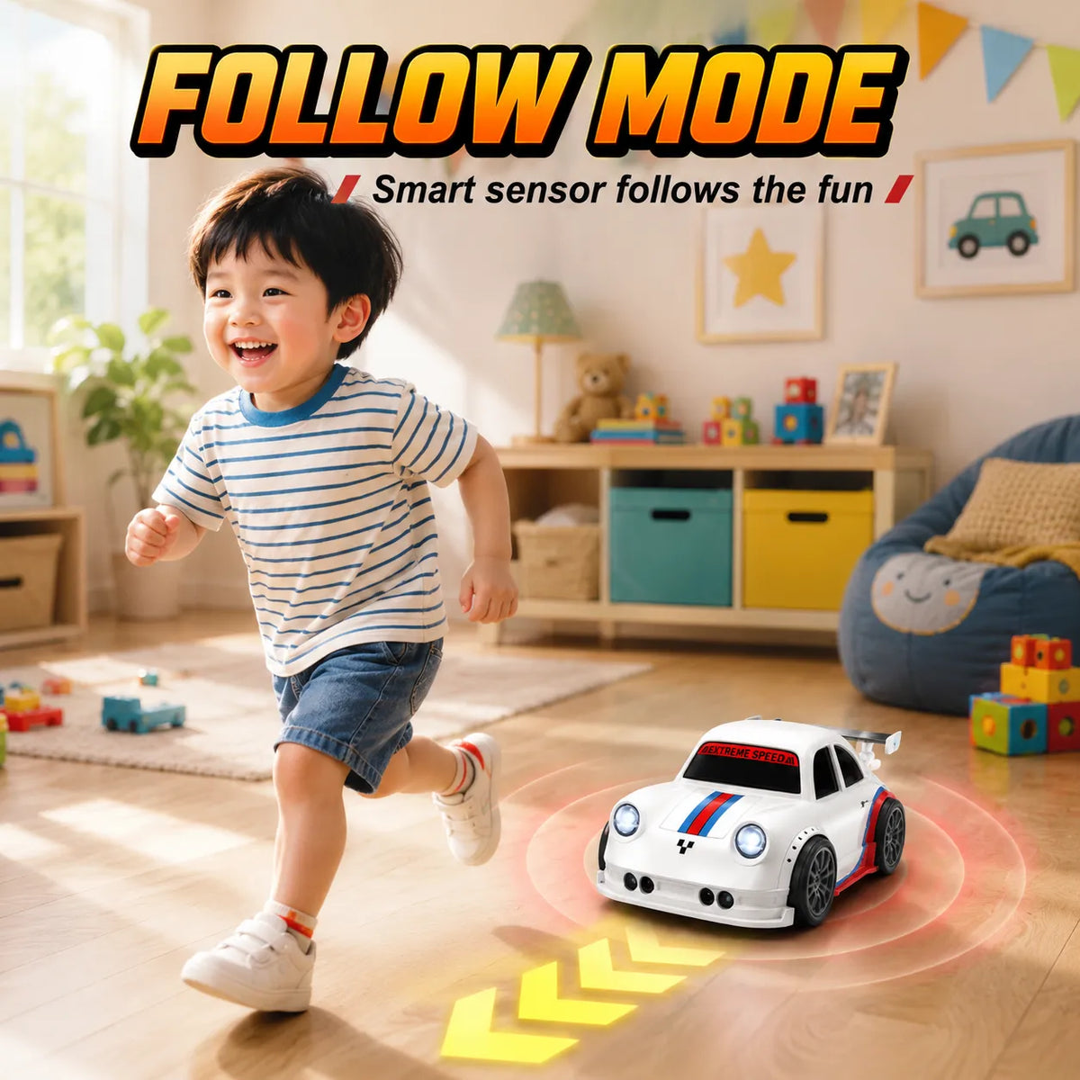 DriftMaster Gesture Control Drift Car – Rechargeable Remote Control Toy