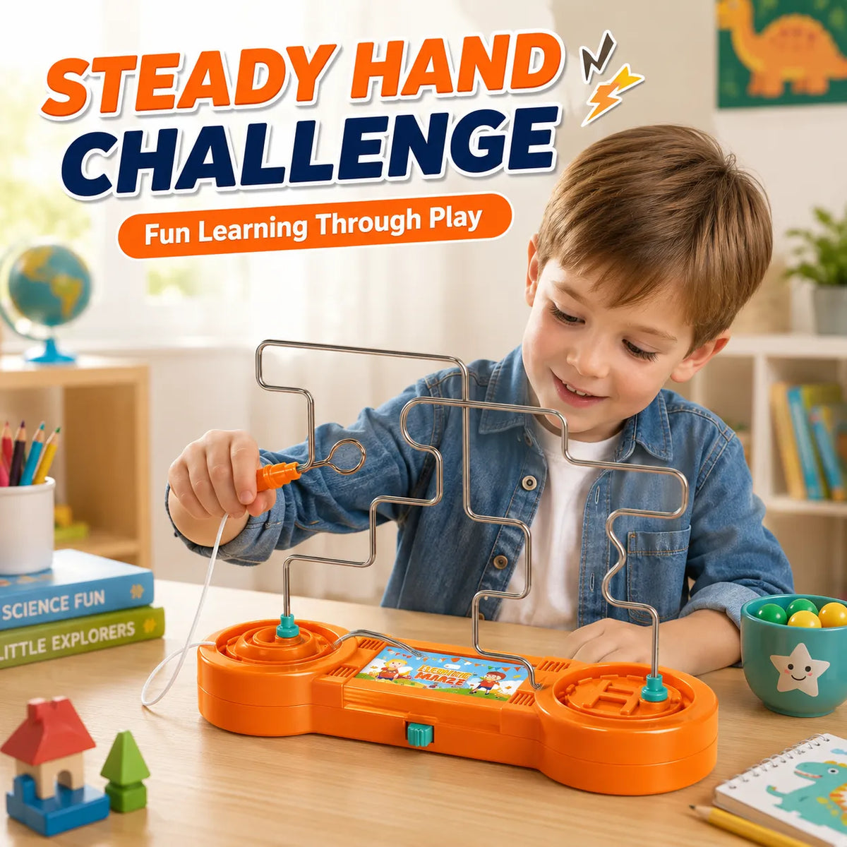 Electric Touch Maze Game for Kids – Educational Science & Logic Toy