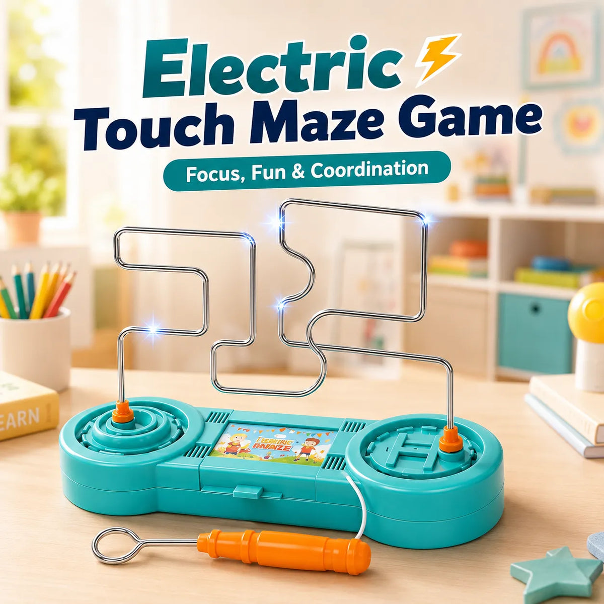 Electric Touch Maze Game for Kids – Educational Science & Logic Toy