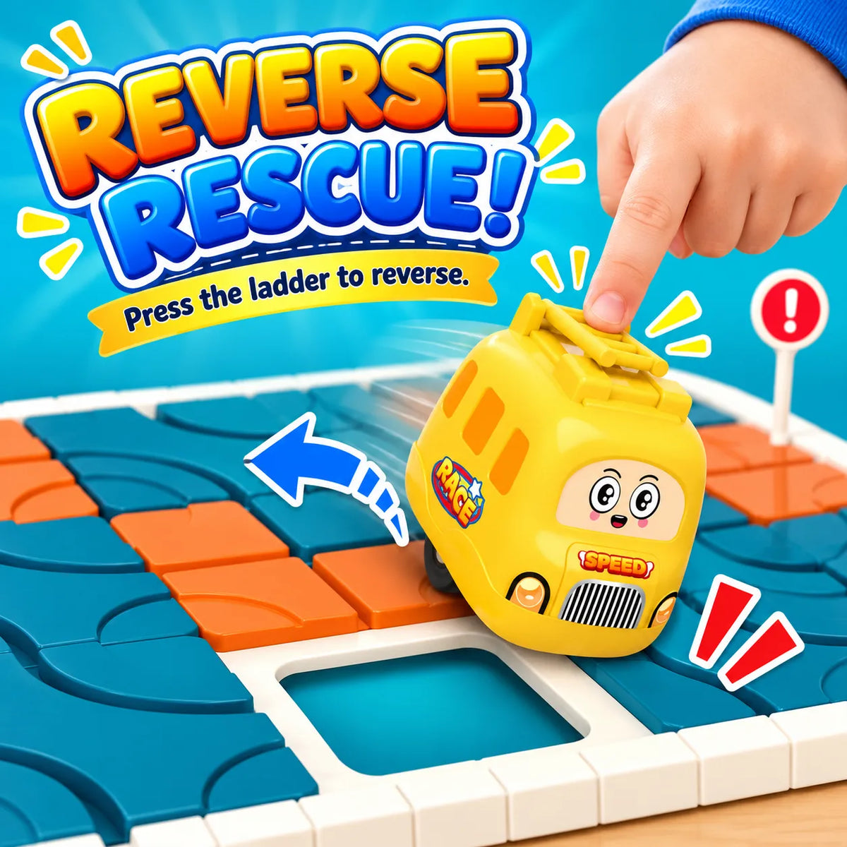 Fun Track Maze City Adventure Puzzle Game – Brain Teaser Logic Toy