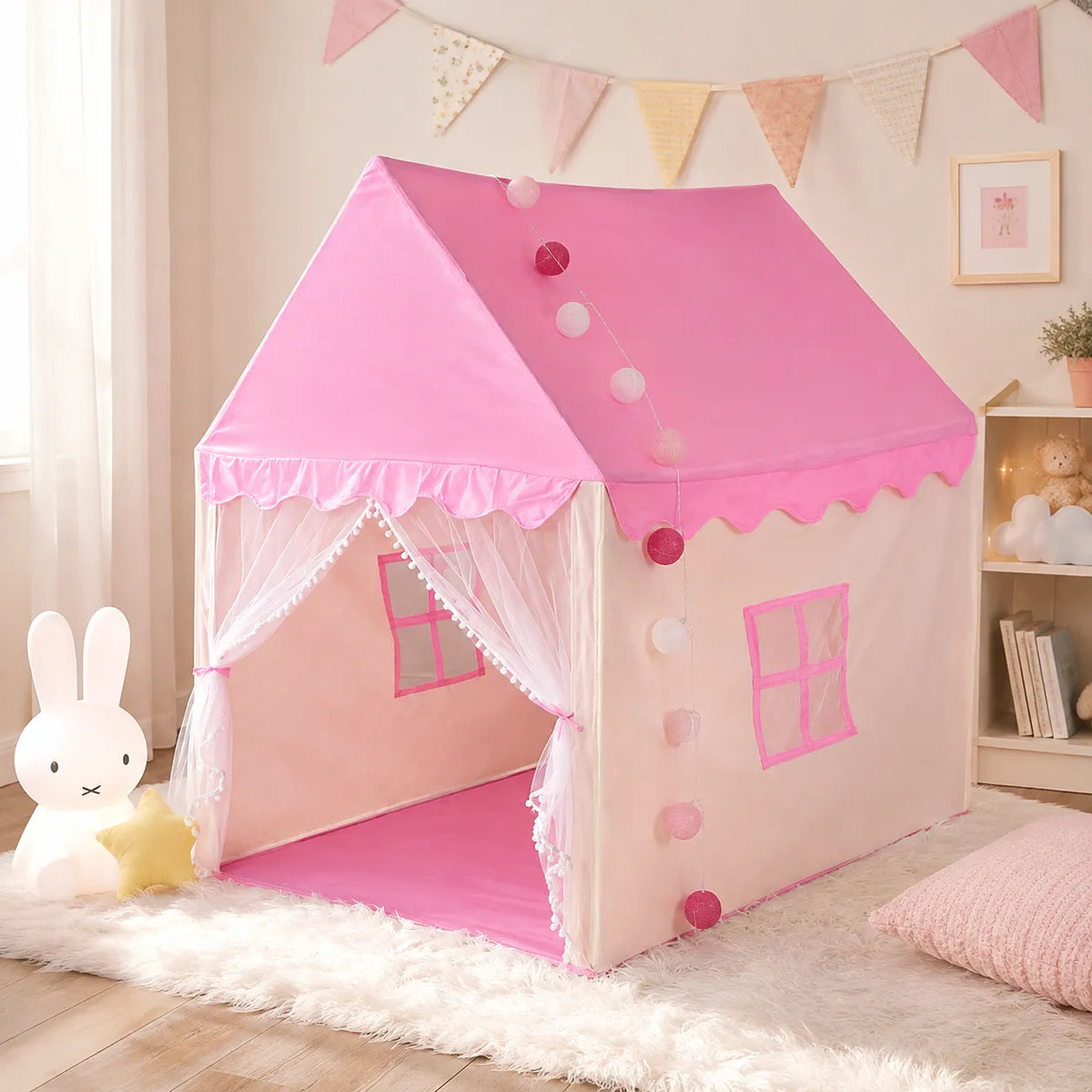 Kids Indoor Playhouse Tent for Kids – Fort & Hideout Tent