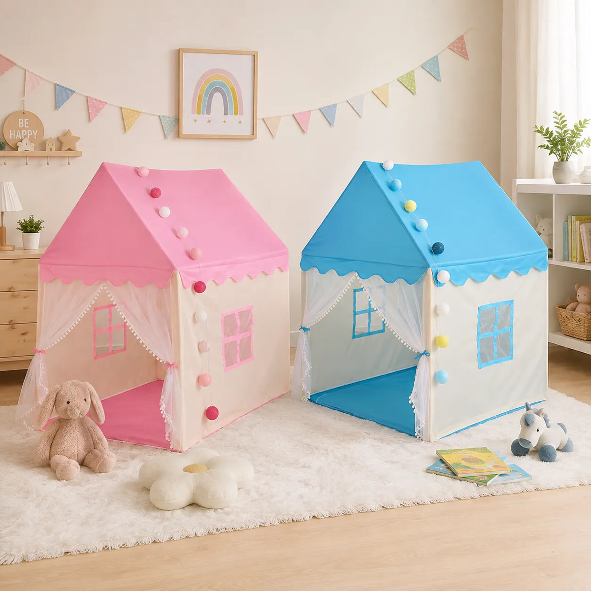 Kids Indoor Playhouse Tent for Kids – Fort & Hideout Tent