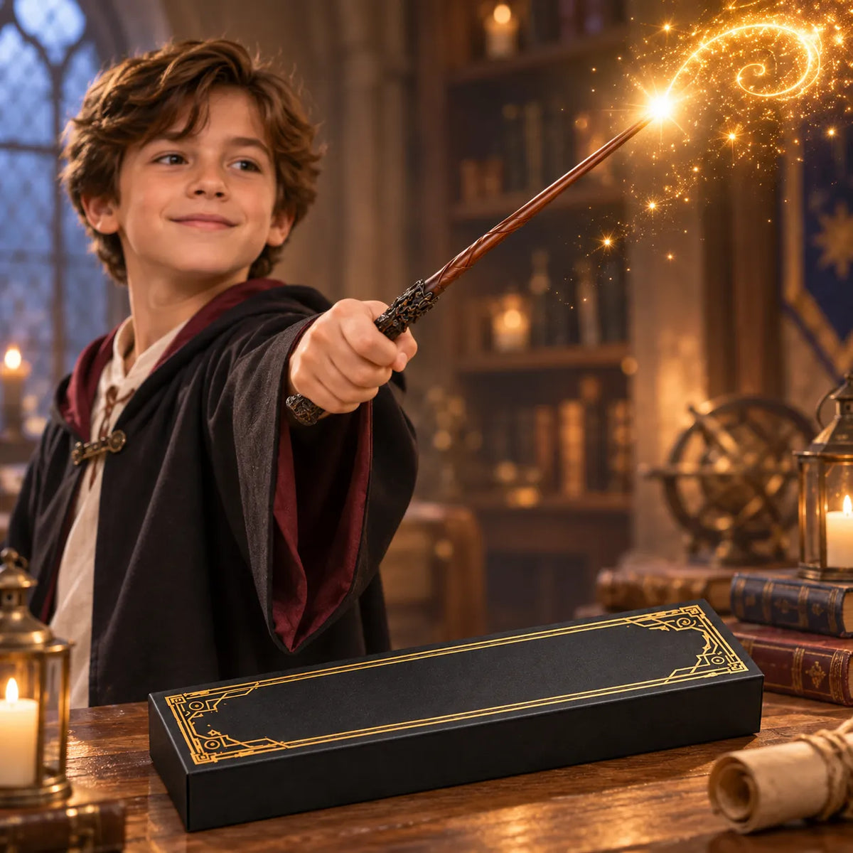 MagicWand Harry Potter Spell Wand – Light-Up Wizard Cosplay Collectible