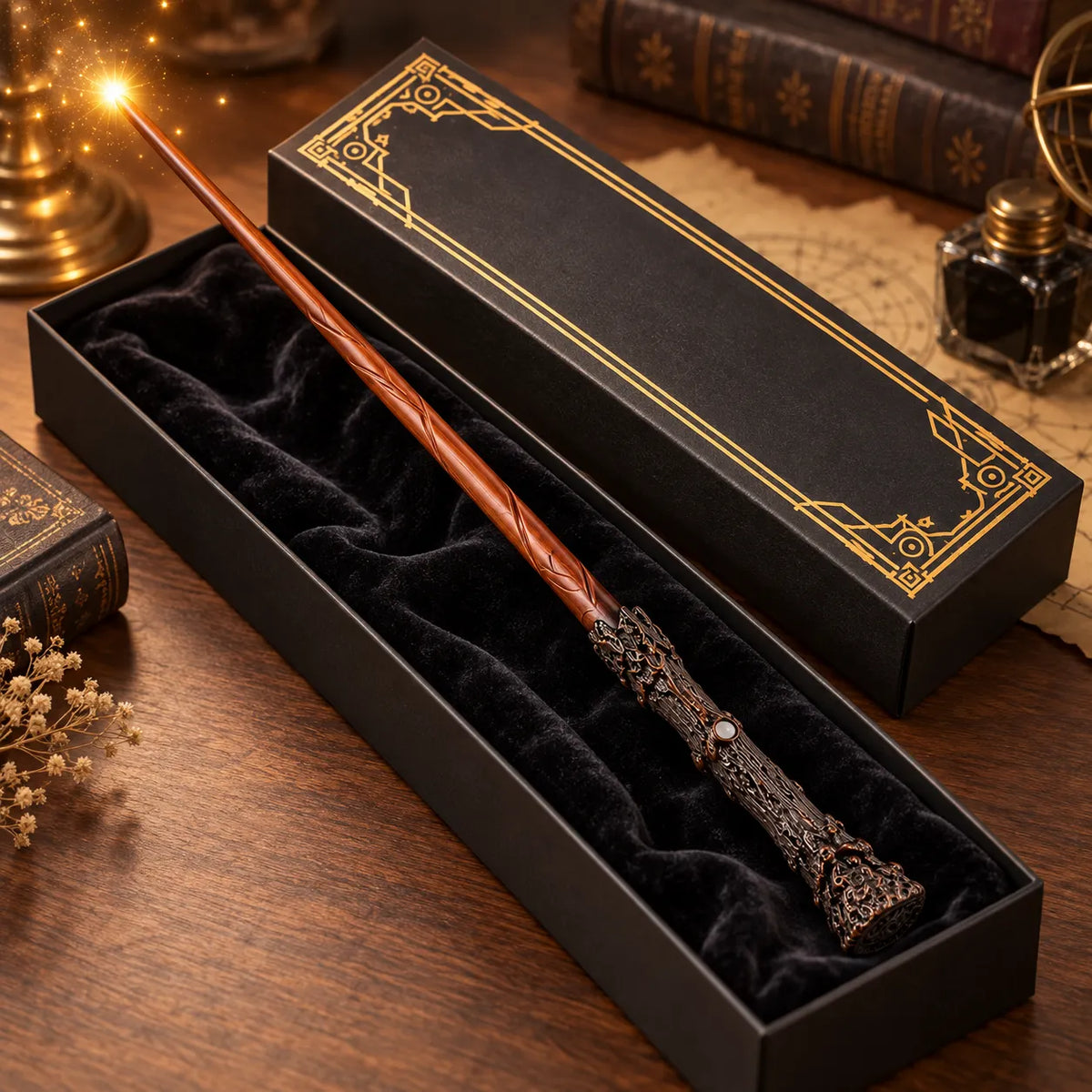 MagicWand Harry Potter Spell Wand – Light-Up Wizard Cosplay Collectible