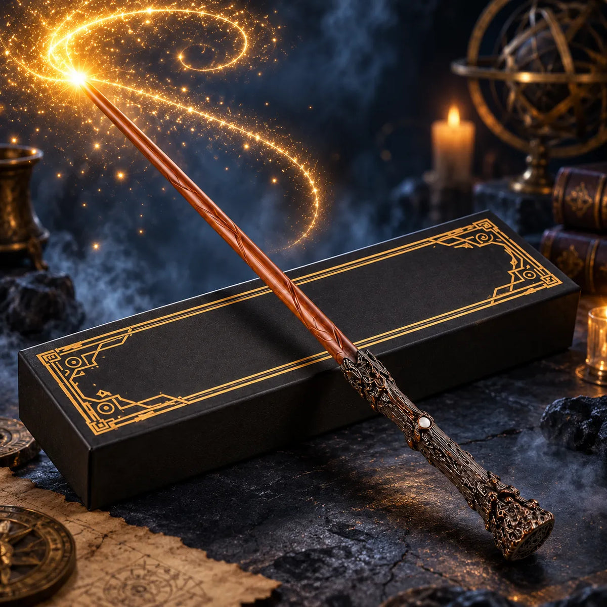 MagicWand Harry Potter Spell Wand – Light-Up Wizard Cosplay Collectible