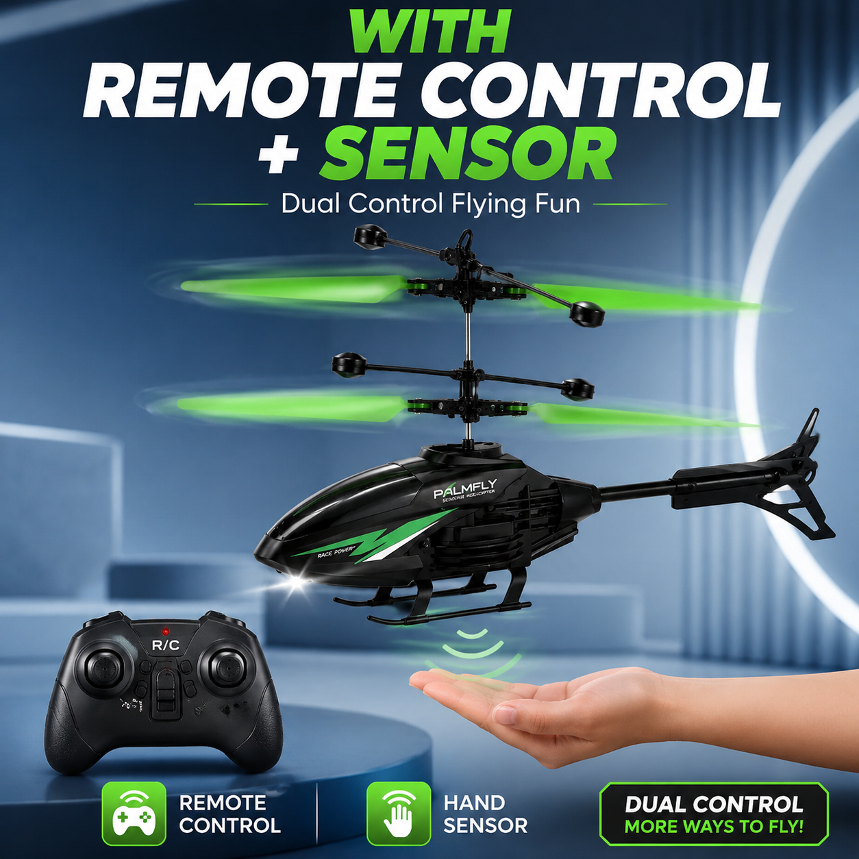 PalmFly Sensing Remote Control Helicopter