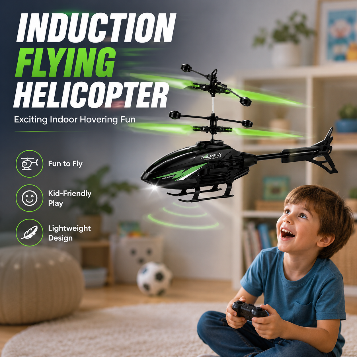 PalmFly Sensing Remote Control Helicopter