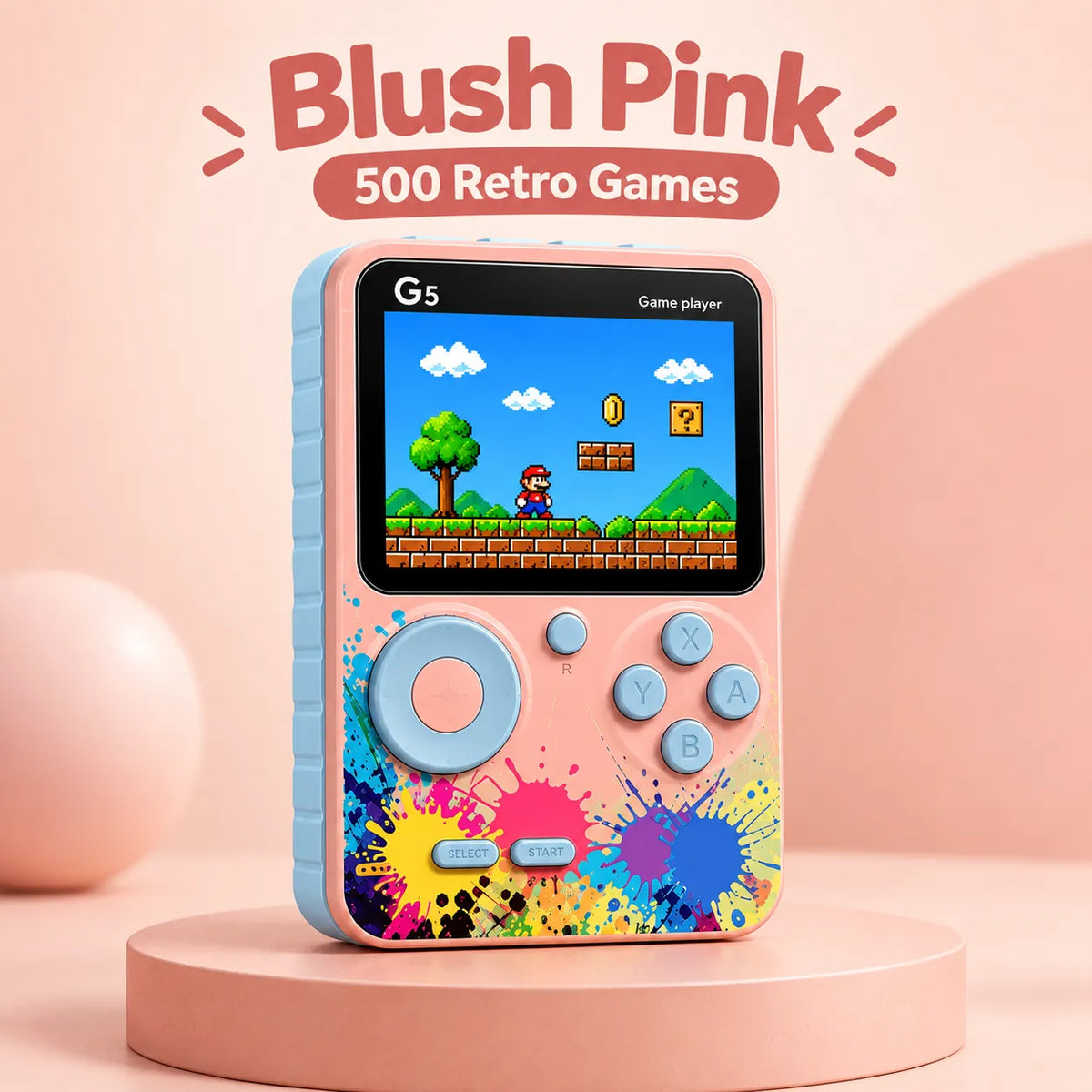 RetroPlay G5 500-in-1 Game Console – Rechargeable Retro Handheld Gaming System | Toynic Kids Zone