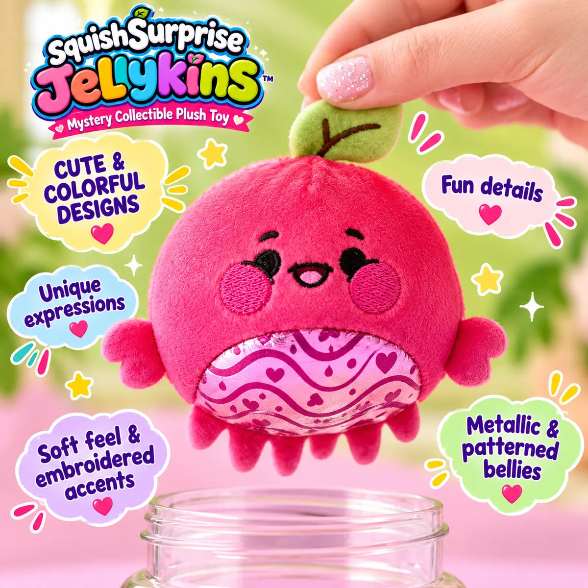 SquishSurprise Jellykins Plush Surprise – Mystery Collectible Soft Toy