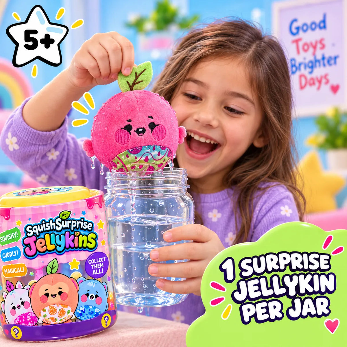 SquishSurprise Jellykins Plush Surprise – Mystery Collectible Soft Toy