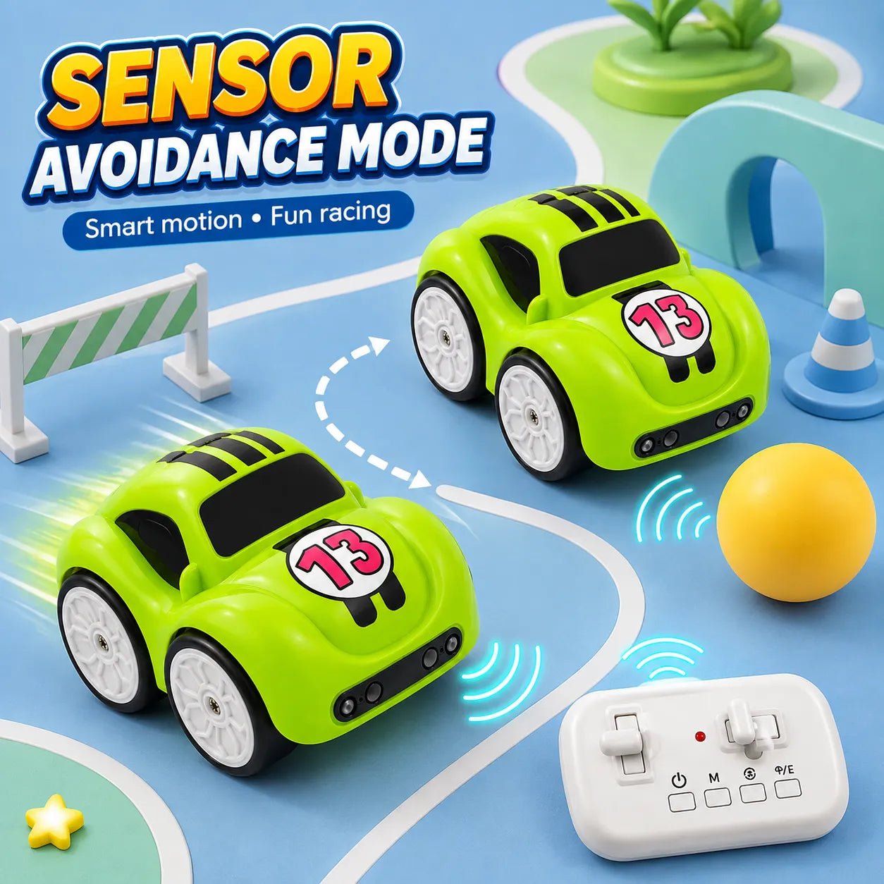 Velocity Smart Gesture RC Racing Car – Rechargeable Remote Control Toy