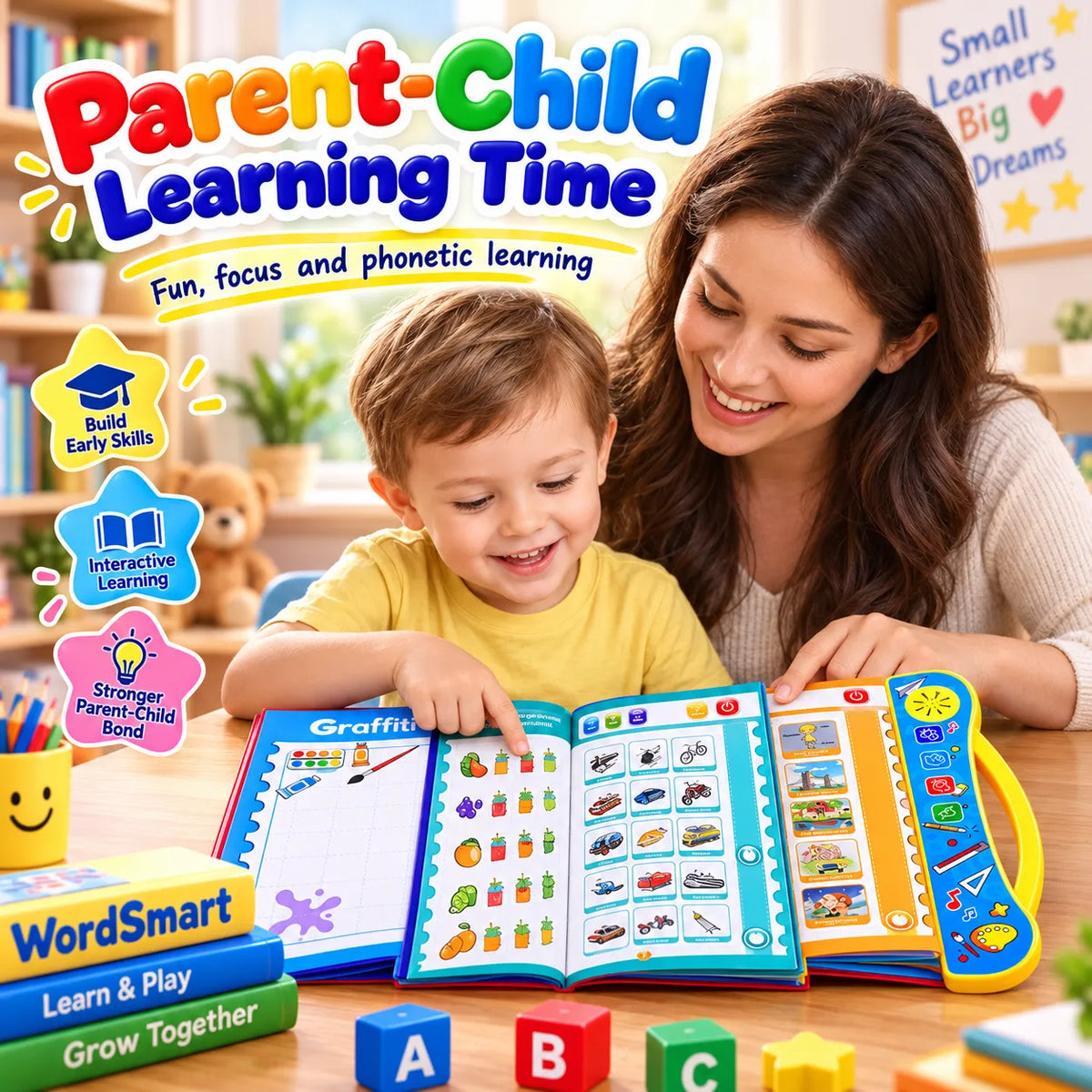 WordSmart Interactive Study Book – Interactive Talking Learning Book | Toynic Kids Zone