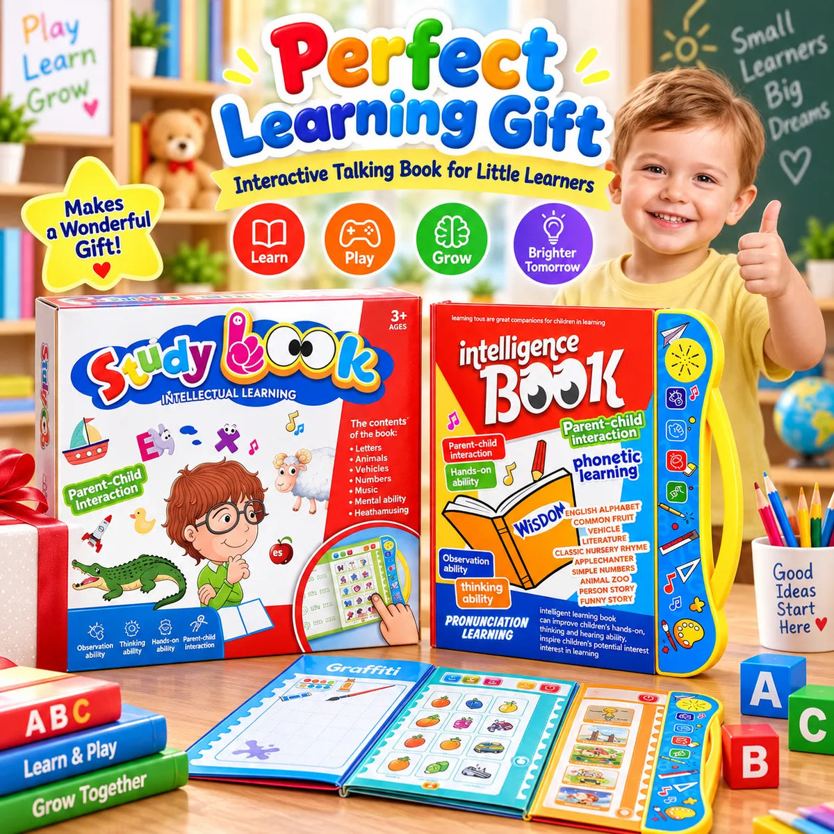 WordSmart Interactive Study Book – Interactive Talking Learning Book | Toynic Kids Zone