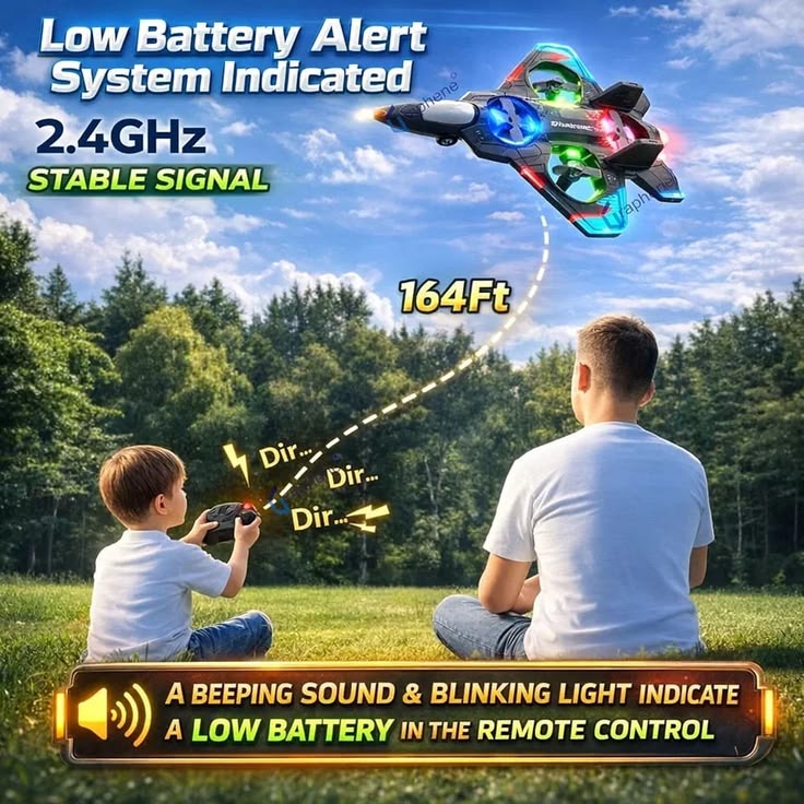S1 SkyViper Combat Jet RC Drone – Rechargeable RC Flying Toy for Beginners